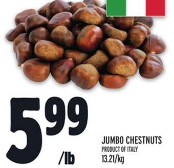 Metro Jumbo chestnuts offer