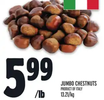 Metro Jumbo chestnuts offer