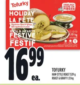 Metro Tofurky ham-style roast offer