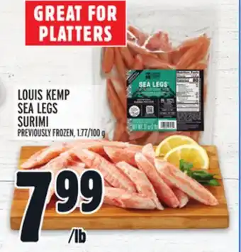 Metro Louis kemp sea legs surimi offer