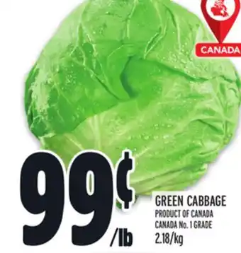 Metro Green cabbage offer