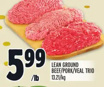 Metro Lean ground beef/pork/veal trio offer