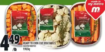 Metro Ready to cook cut vegetables offer