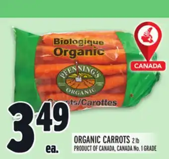 Metro Organic carrots offer