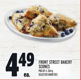 Metro Front street bakery scones offer
