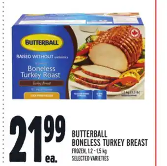 Metro Butterball boneless turkey breast offer