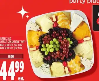 Metro Fresh 2 go cheese sensation tray offer