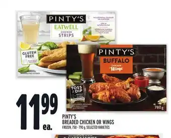 Metro Pinty's breaded chicken or wings offer