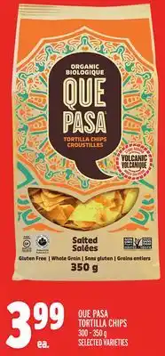 Metro Que pasa tortilla chips offer