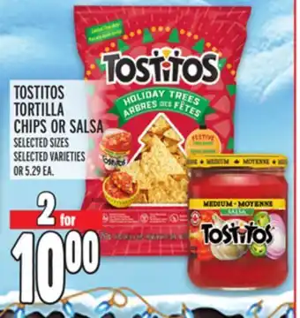 Metro Tostitos tortilla chips or salsa offer