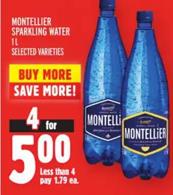 Metro Montellier sparkling water offer