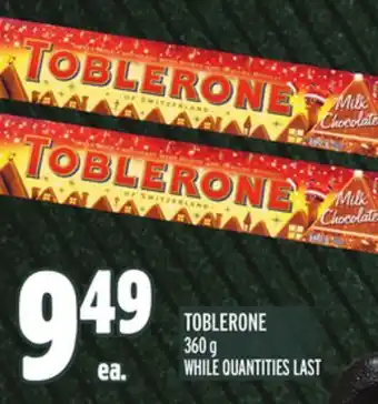 Metro Toblerone offer