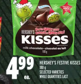Metro Hershey's festive kisses offer