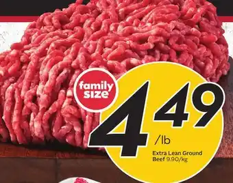 Sobeys Extra lean ground beef offer