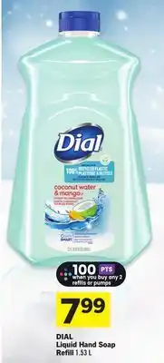Foodland Dial liquid hand soap refill 1.53 l offer