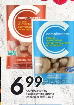 Sobeys Pacific white shrimp offer