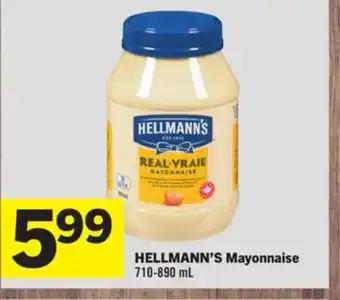 Foodland Hellmann's mayonnaise 710-890 ml offer
