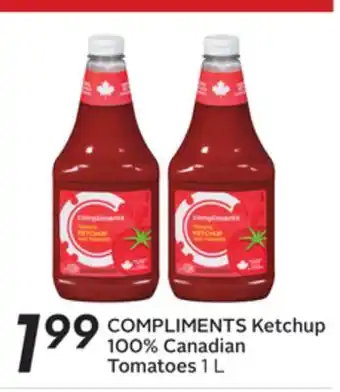 Sobeys Ketchup 100% canadian tomatoes offer