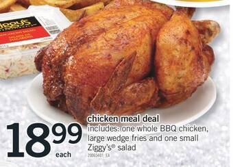Fortinos Chicken meal deal offer