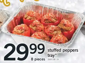 Fortinos Stuffed peppers tray offer