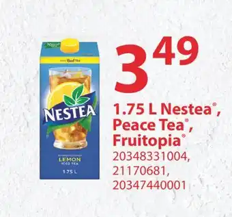 Fortinos Nestea , peace tea , fruitopia offer
