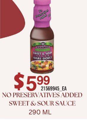 Fortinos Sweet & sour sauce 290 ml offer
