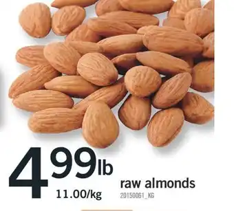 Fortinos Raw almonds offer