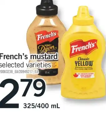 Fortinos French's mustard offer
