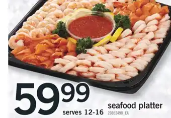 Fortinos Seafood platter offer