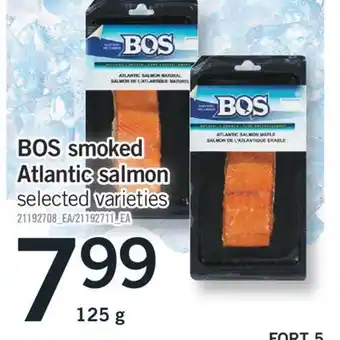Fortinos Bos smoked atlantic salmon 125 g offer