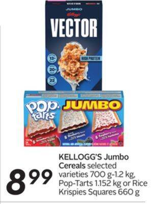 Sobeys Jumbo cereals offer