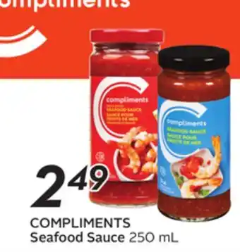 Sobeys Compliments seafood sauce offer