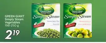 Sobeys Simply steam vegetables offer