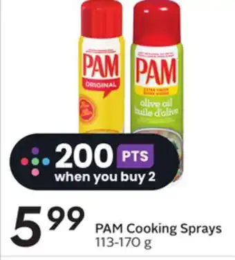 Sobeys Cooking sprays offer