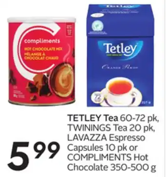 Sobeys Tetley tea offer