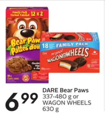 Sobeys Dare bear paws offer