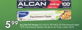 Sobeys Alcan foil wraps offer