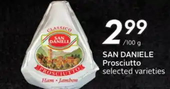Sobeys Prosciutto offer