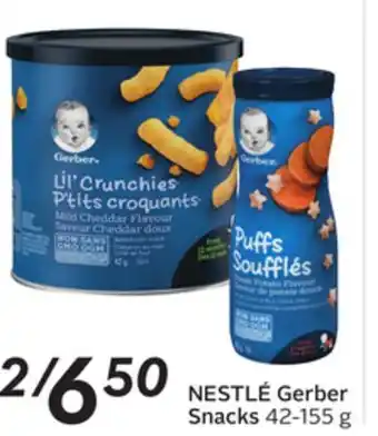 Sobeys Gerber snacks offer