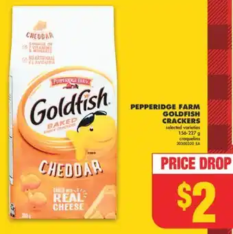 No Frills Pepperidge farm goldfish crackers, 156-227 g offer