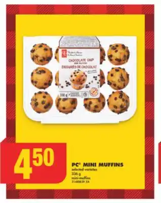 No Frills Pc mini muffins, 336 g offer
