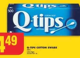 No Frills Q-tips cotton swabs, 500's offer