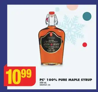 No Frills Pc 100% pure maple syrup, 500 ml offer