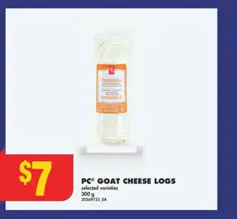 No Frills Pc goat cheese logs, 300 g offer