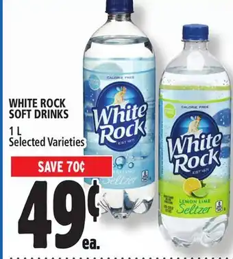 Metro White rock soft drinks offer