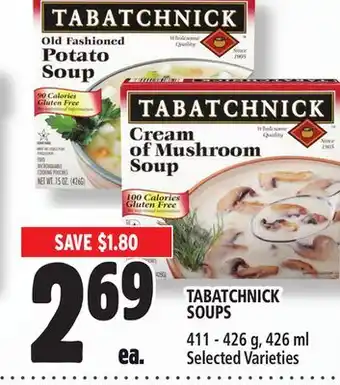 Metro Tabatchnick soups offer