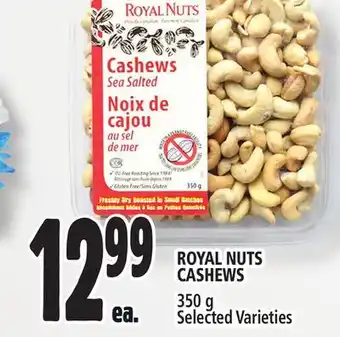 Metro Royal nuts cashews offer