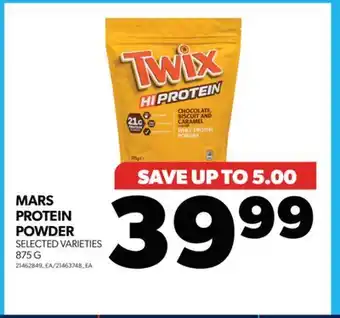 Real Canadian Superstore Mars protein powder, 875 g offer