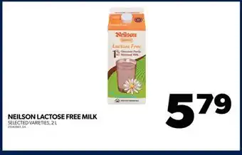 Real Canadian Superstore Neilson lactose free milk, 2 l offer