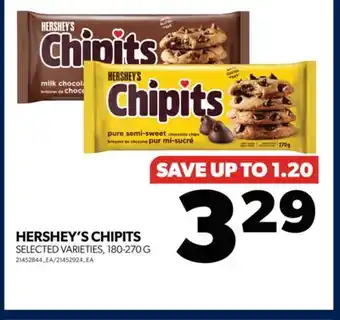 Real Canadian Superstore Hershey's chipits, 180-270 g offer